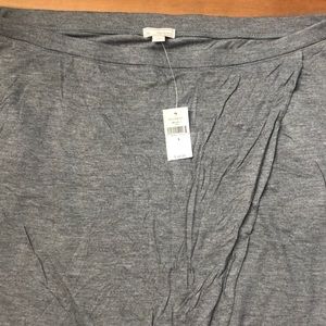 High-low Jersey skirt